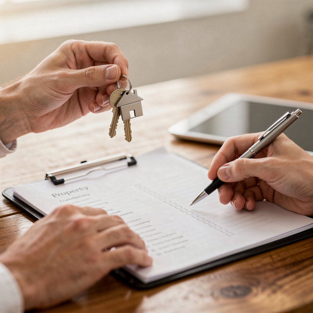 Premier Realty Associates property management experts reviewing documents for San Diego real estate investors