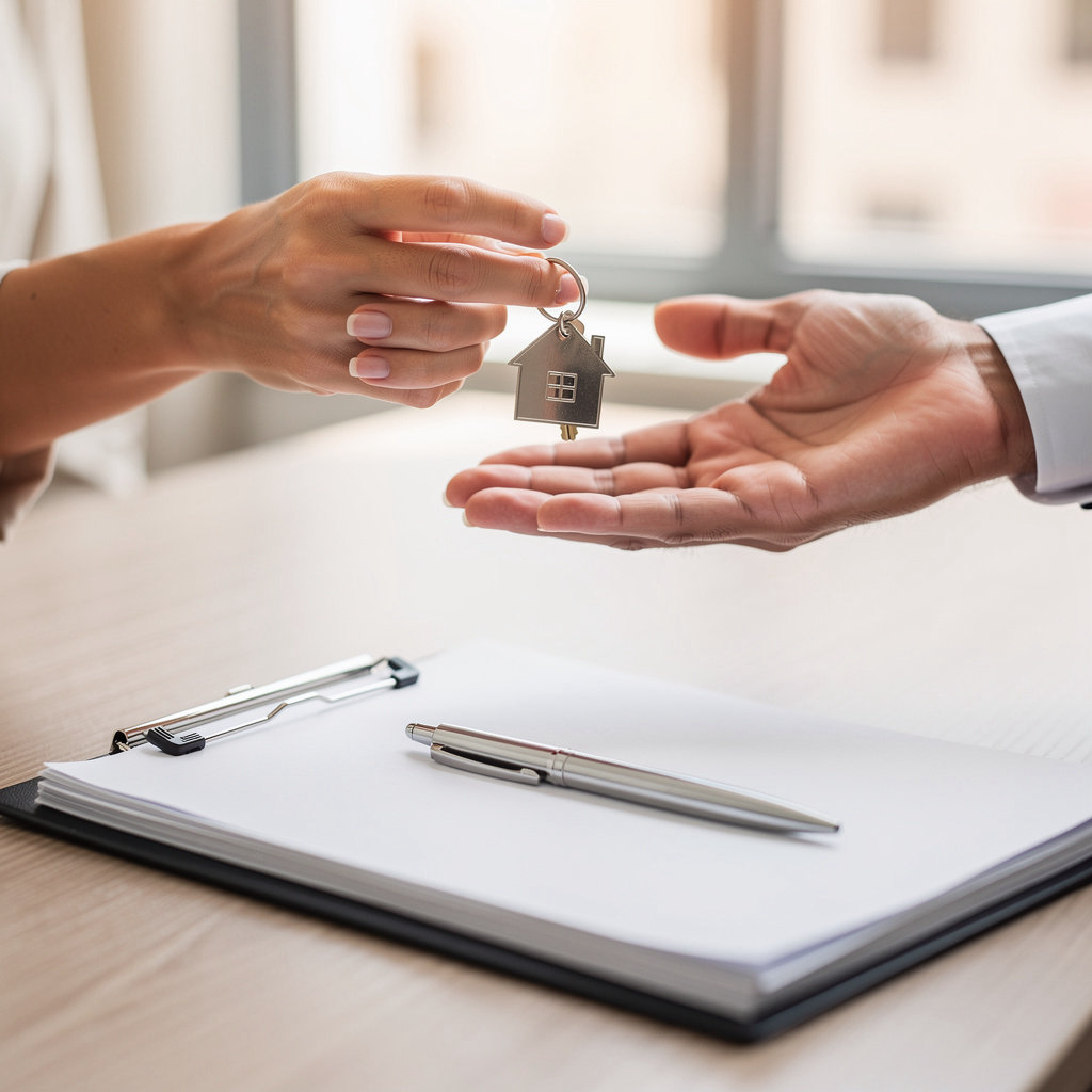 Premier Realty Associates agent consulting with home sellers in San Diego for expert representation